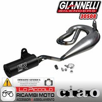 Giannelli Auspuff Mit SchalldäMpfer Fire Zugelassen FüR Piaggio Ciao 50 - 30508