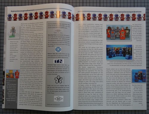 MAGAZINE VINTAGE TOY ROBOTS ROBOTS LEGO SCHUCO NAUTICO SPACE TIN TOY - Picture 4 of 5