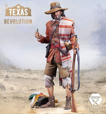 Texan Volunteer Seguin's Company 1:24 Painted Toy Soldier Pre-Sale  Art