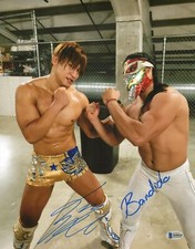Bandido & Kota Ibushi Signed 11x14 Photo BAS COA All In New Japan Pro Wrestling