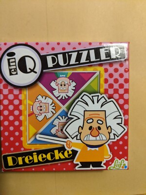 ein-Q Puzzler Dreiecke  Einstein  wie neu  Geschenk