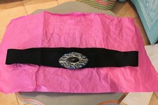 Orlob Paillettengürtel In Silber – Ca. 6 Cm Breit, Elastisch, Für Partys & Kostüme