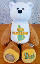 Vintage 2001 Limited Treasures 50 States Of America New Hampshire Coin Bear