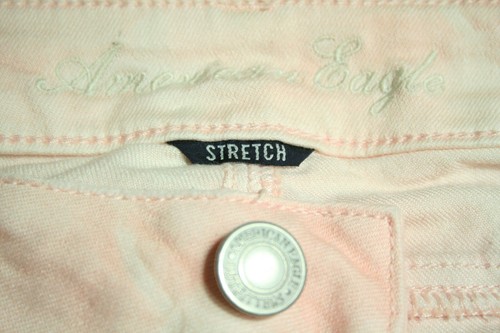 American Eagle Jegging Skinny Stretch Jeans – Pink White Marble Distressed – Siz - Picture 9 of 11