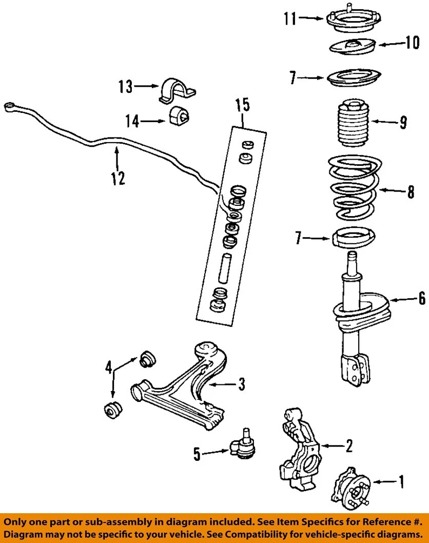GM OEM Front Suspension-Strut 22064731 | eBay 