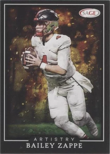 2022 SAGE High Series Bailey Zappe #ART-BZ