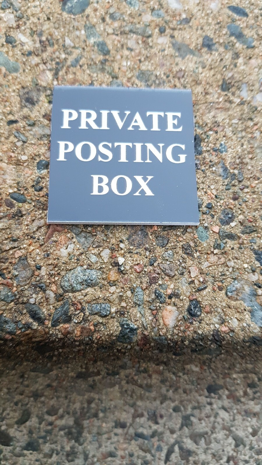 Private posting box tab Black Royal Mail Post Box Post Office GPO eBay
