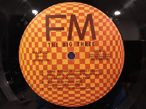 the big three - self titled, fm, fm-lp-307