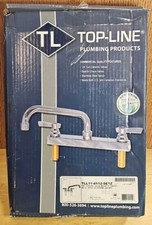 Top-Line Deck Mount Faucet 4" 01/14 Tll11-4112-SE1Z Sink Bathroom