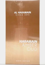 AL HARAMAIN AMBER OUD WHITE EDITION EDP SPRAY UNISEX 2.0 Oz / 60 ml BRAND NEW!