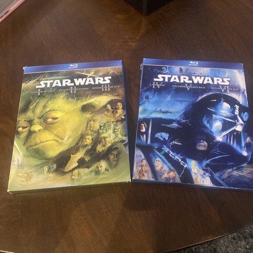 Star Wars (Episodes, 1,2,3,4,5, 6, )OOP, 2013, Slipcover, Blu Ray