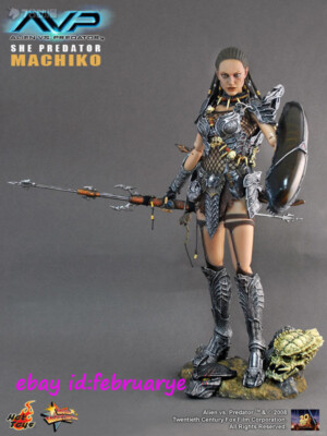 Hot Toys 1/6th Has001 She Predator Machiko Action Figures In Stock