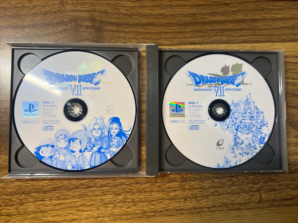 Dragon Quest VII PlayStation 1 PS1 Japanese | eBay