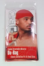 Durags Doo Rag Headwrap for Men Waves Headscarf Bandana  Tail Red Pack of 1