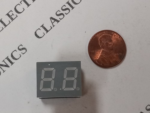 Green Cobra 29 142 148 Uniden .4" 2-Digit LED Channel Display Readout CA 16-Pin - Picture 7 of 12