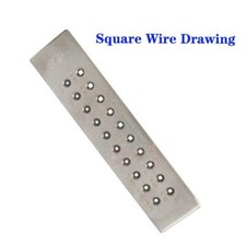 Tungsten Carbide Drawplate Square Wire Drawing Multisize Pull Bar Jewelry Tool