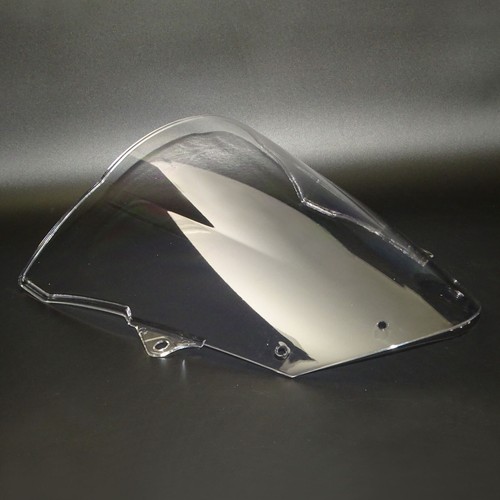 Clear Double Bubble Windshield Windscreen ABS For KAWASAKI Ninja ZX10R 2008-2010 - Picture 4 of 8
