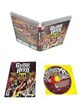 Sony PlayStation 3 PS3 CIB COMPLETE TESTED GUITAR HERO Aerosmith