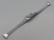 VINTAGE NOS 60s STAINLESS STEEL LADY'S MESH WATCH CHRONO BRACELET BAND 7-10mm