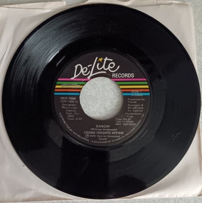 CROWN HEIGHTS AFFAIR - Dancin'/Love Me, 45, New, NM, 1976, De-Lite Records