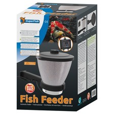 Superfish Pond Fish Feeder Koi Carp Auto Feeding Goldfish Garden Automatic Food