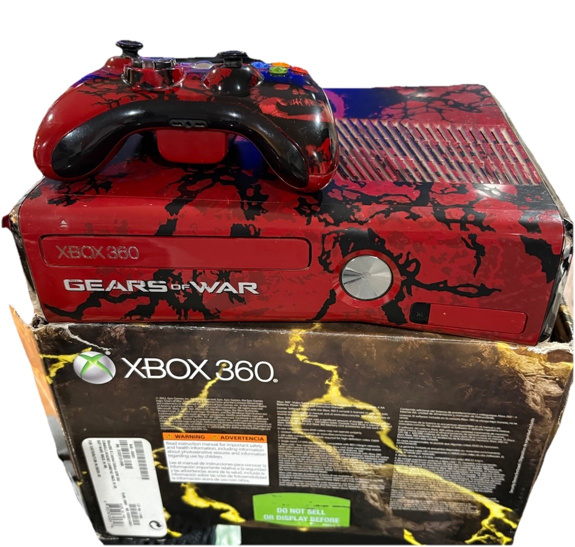 Microsoft Xbox 360 Gears of War 3 Limited Edition 320GB Red