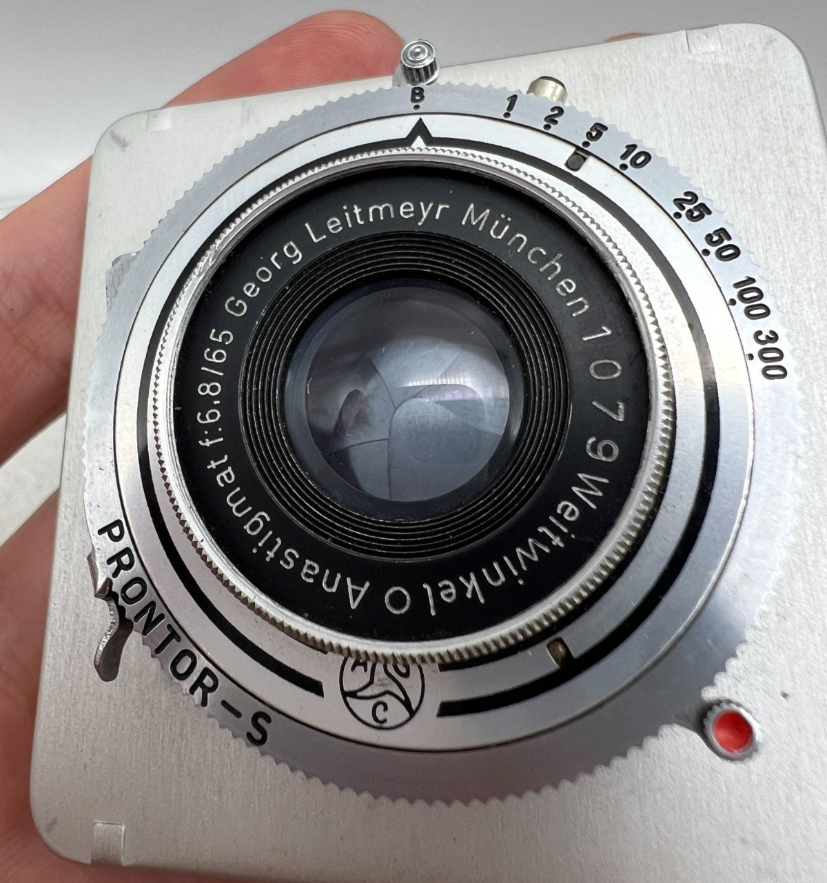 Georg Leitmeyr Munchen Weitwinkel Anastigmat 65mm F6.8 Graflex Camera Lens