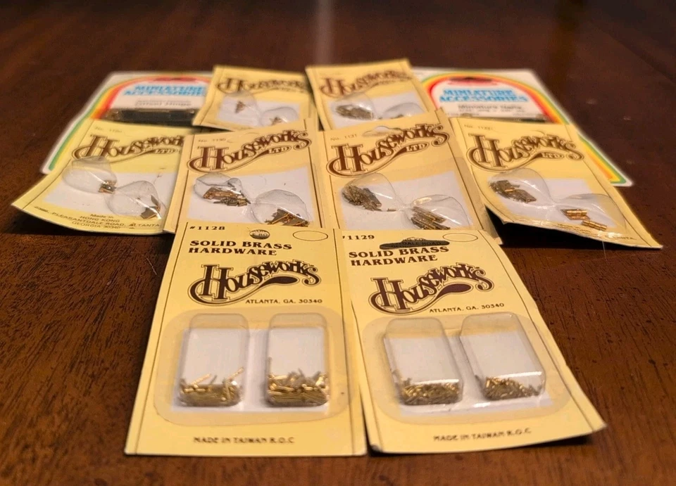 Dollhouse Miniature HOUSEWORKS LTD - 1:12 Scale Furniture Hardware- New In  Pack - Image 2 of 4