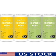 340 Thick Cleaning Wipes Lemon Fresh Scent Canister Tough Mess Cleanup New