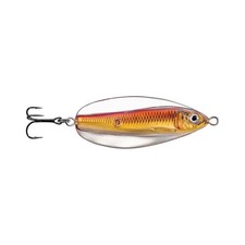 Live Target Erratic Shiner Flutter Spoon, Gold/TRED 1/2 oz 2-1/2" 60SK223