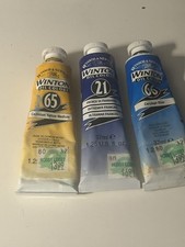 Winsor  Newton Winton Oil Color Paint 37ml Tubes - Lot of 3 Assorted