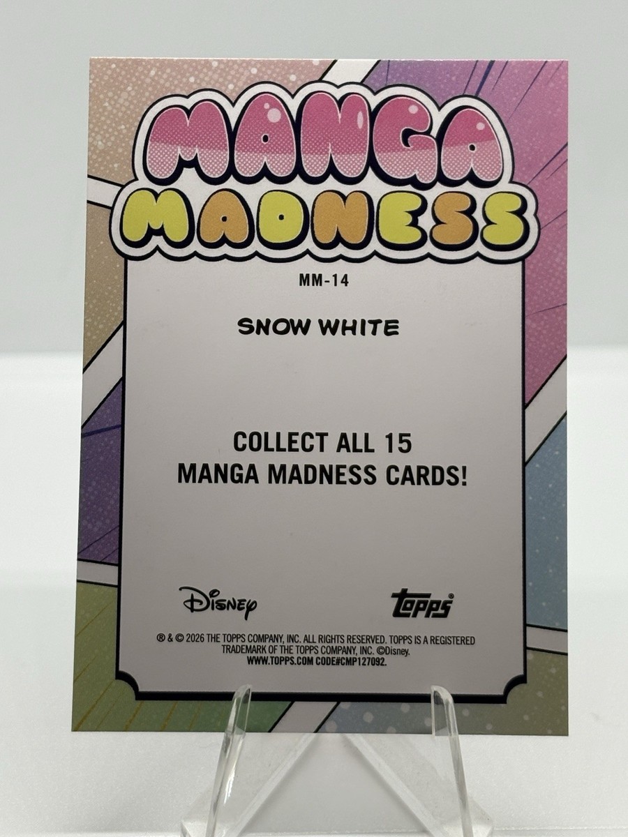 2026 Topps Disney Neon Snow White Manga Madness #MM-14 | eBay