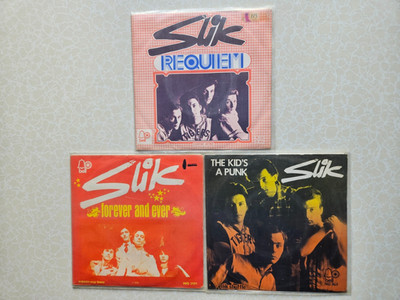 THE SLIK (mit Midge Ure/Ultra-Vox) 3x Original 7'' Single