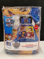 PAW Patrol Kids Comforter and Pillowcase, 2-Piece Set, Twin/Full, Reversible