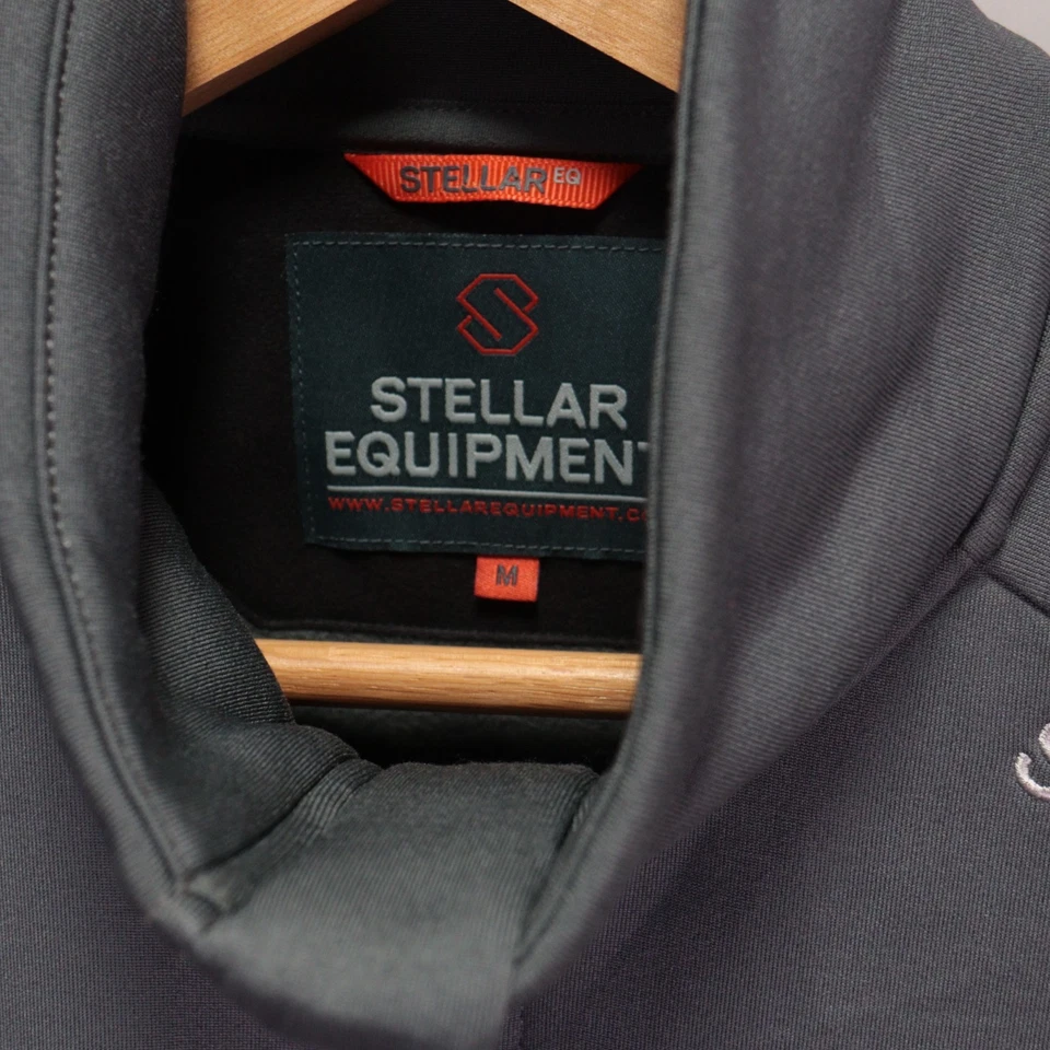 Chaqueta Stellar Equipment EQ Performance Talla M Gris Cremallera Completa Bolsillos Ligeramente Elastizada Foto 4 de 4