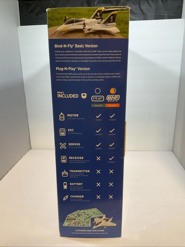 New E-Flite E-Flight EFL9350 Mini Convergence VTOL BNF R/C Model Airplane - Image 2 of 4