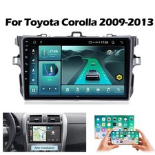2Din Android 15 Car Stereo Radio 9'' HD GPS Navi For Toyota Corolla 2006-2013