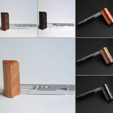 For Leica D-LUX7 Handmade Wooden L Hand Grip w/ Aluminium Alloy Baseplate