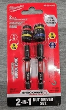 Milwaukee SHOCKWAVE Impact-Duty 2-in-1 Nut Driver Set,  4-pieces, 49-66-4565