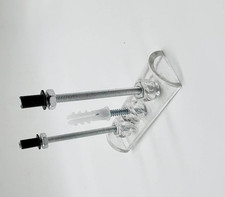 Skateboard Halter Longboard Wandhalterung Halterung Wandhalter Clear + Fixierung