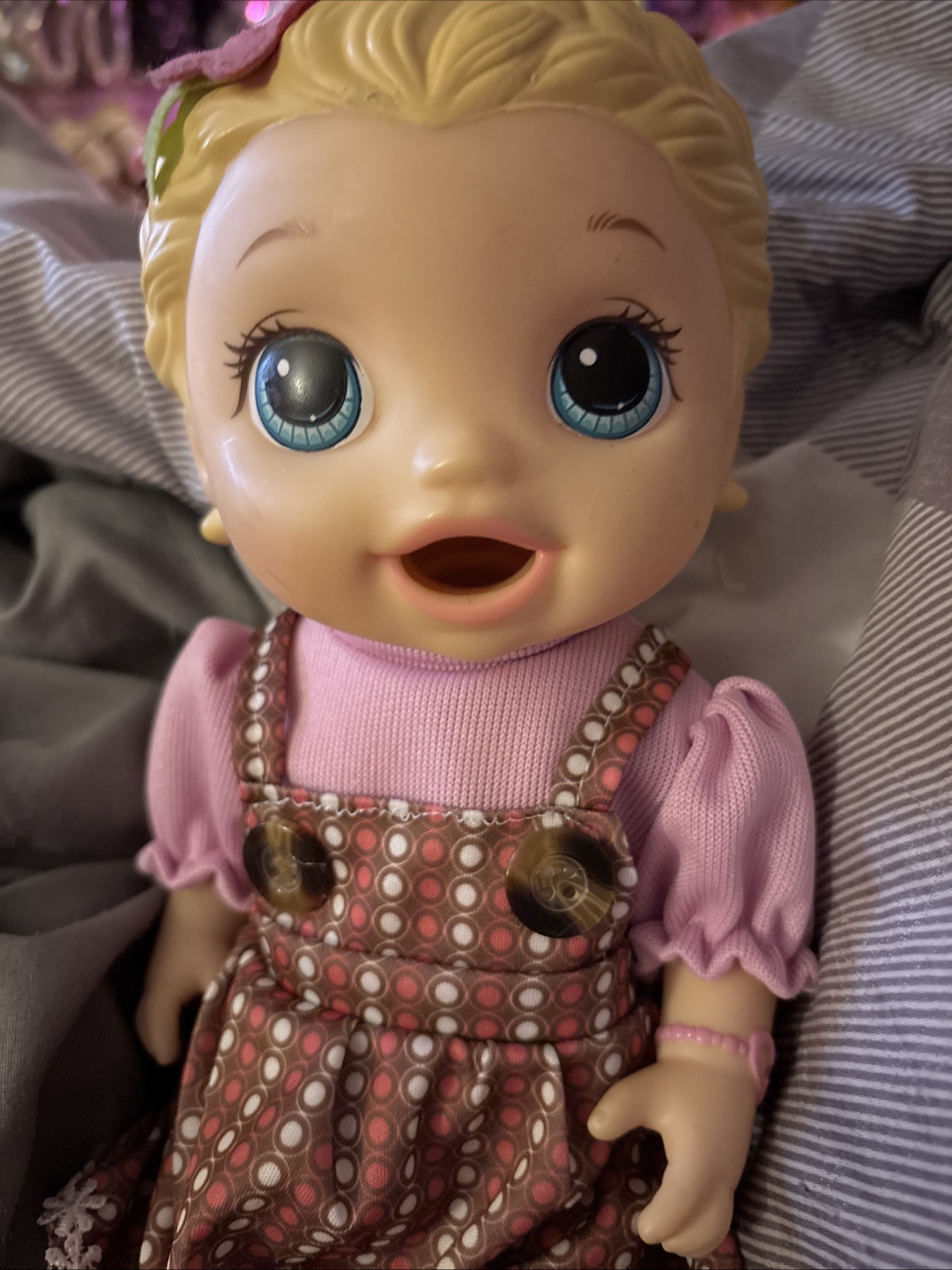 Hasbro Baby Alive Super Snacks Snackin' Lily Girl Blonde Dol