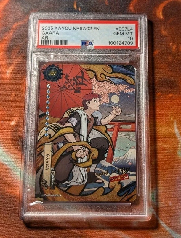 Naruto Kayou English Series 2 Gaara AR PSA 10