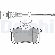 Satz Bremsbeläge Bremsklötze hinten für Audi A1 8X1 8XA A2 8Z0 A3 8L1 | 23826