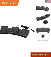 Upgraded USB Triple Foot Pedal Switch Control 3 Three Key Footswitch Program ...