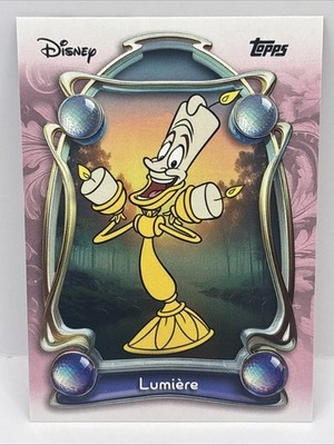 Lumiere 2025 Topps Disney Wonder Base Card No. 46 Beauty and The Beast