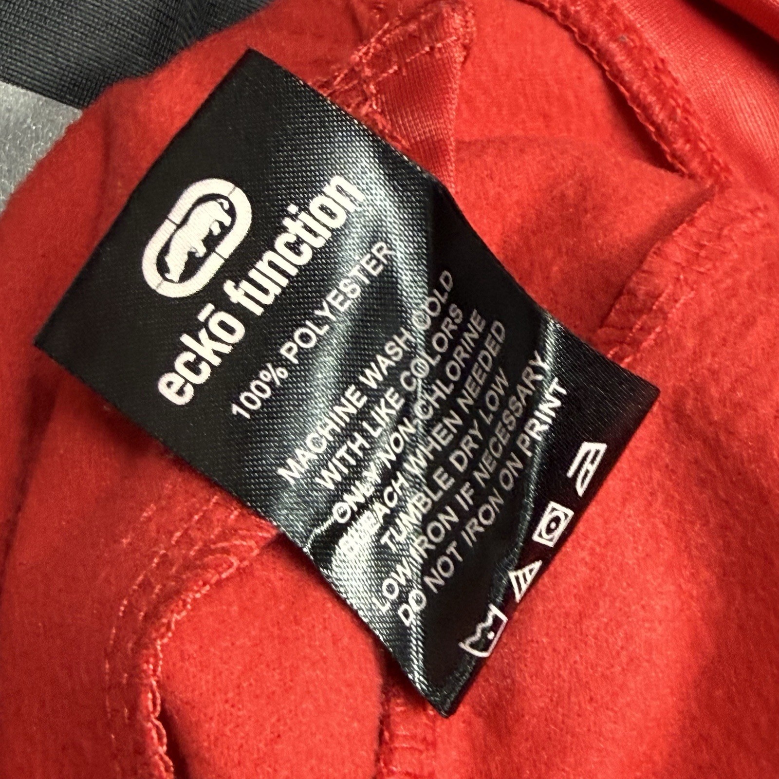 Ecko Function Track Jacket Mens Small Red Black F… - image 4