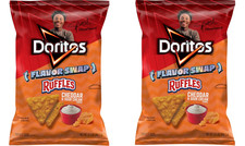 Doritos Flavor Swap Ruffles Cheddar & Sour Cream Flavored 9.5oz 2 Bags