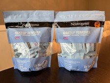Lot of 2: Neutrogena Cleansing Towelettes, Makeup Remover, Singles - 20 Ct