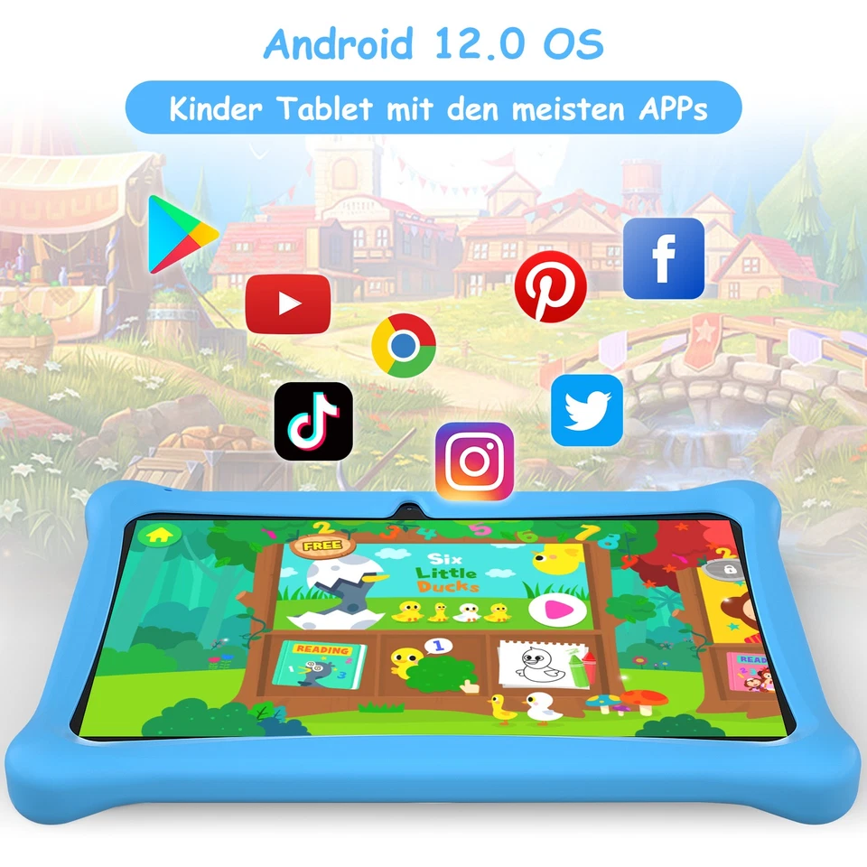 SGIN NEU 10-Zoll-Tablet für Kinder 1080*800 2GB RAM + 64GB ROM WIFI Bluetooth - Bild 3 von 4