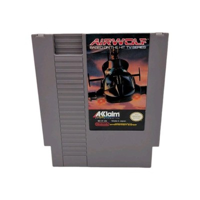 Airwolf (Nintendo Entertainment System, NES, 1989) With Manual